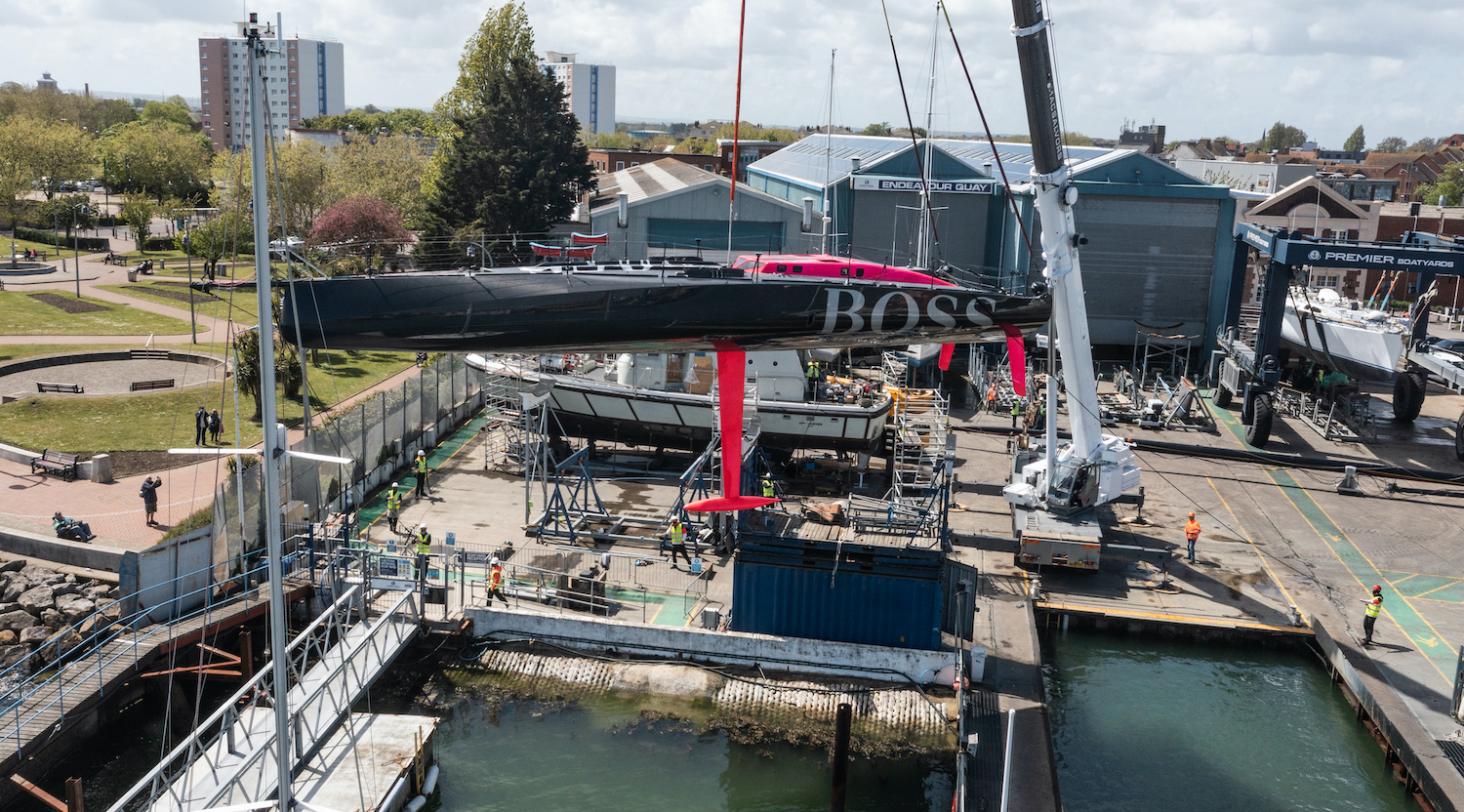 Bluefin completes work on Hugo Boss as Alex Thomson prepares for the Fastnet race in August